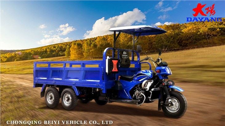 Double Rear Axle Nine Wheels Tricycle